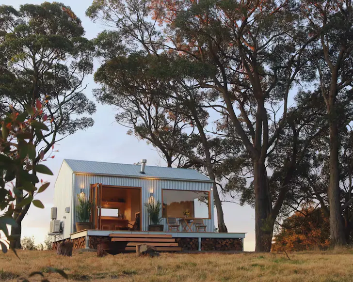 southern highlands vineyard cabin exeter airbnb tiny home nsw near sydney