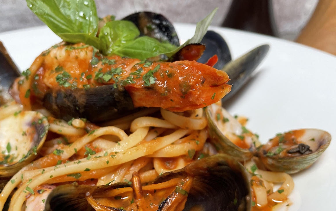 a bowl of pasta