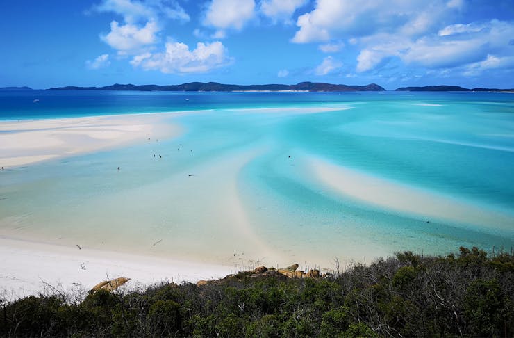 a beach in the whitsundays