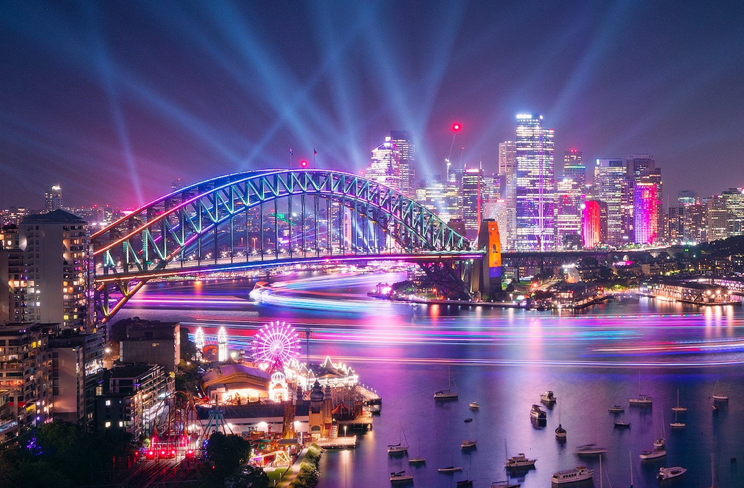 The Vivid Drone Show Will Return To Circular Quay In 2024 URBAN LIST   Vivid Sydney 2024 Lead 