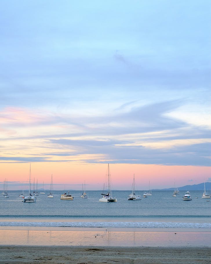 A view from the beach on the glorious Waiheke Island.
