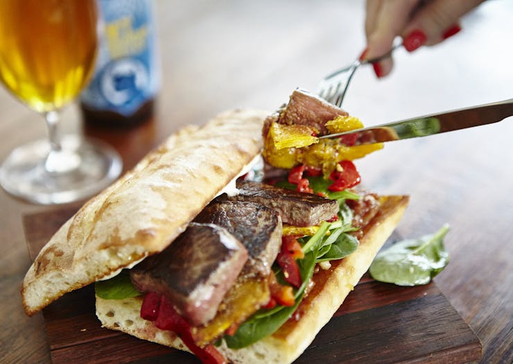 steak sandwich in Bendigo