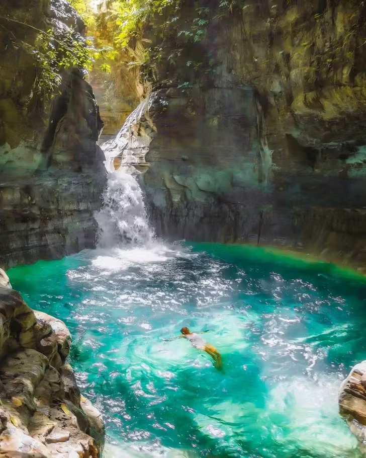 Waimarang Waterfalls in east Sumba