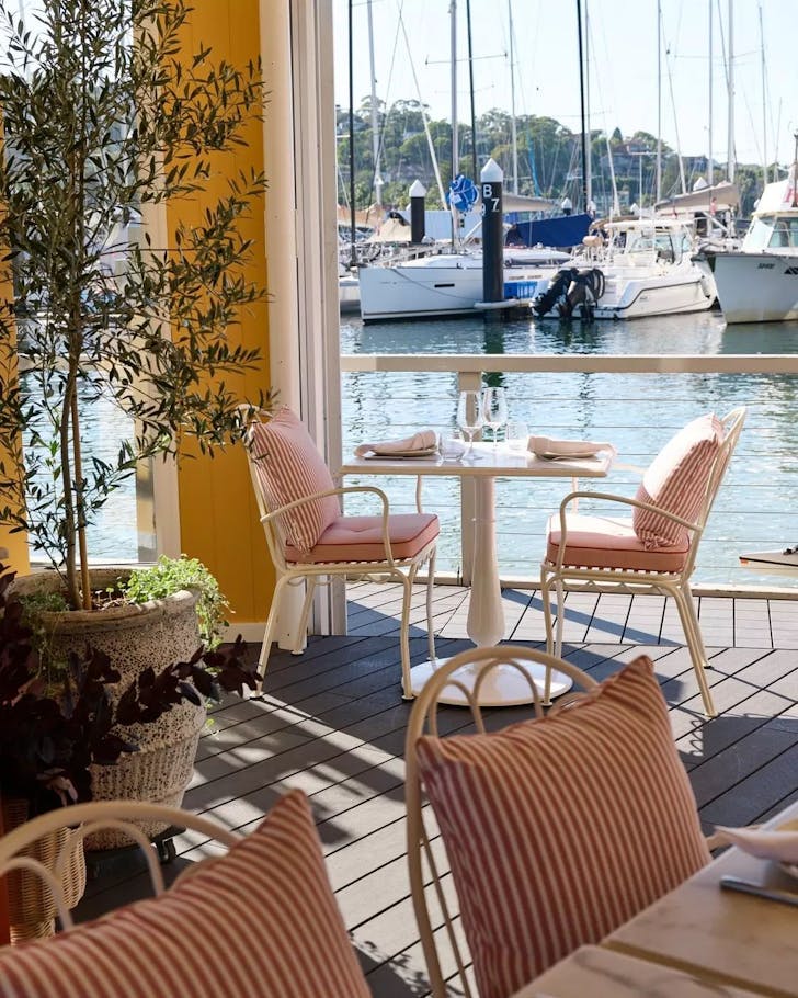 waterfront restaurants sydney st siandra the spit