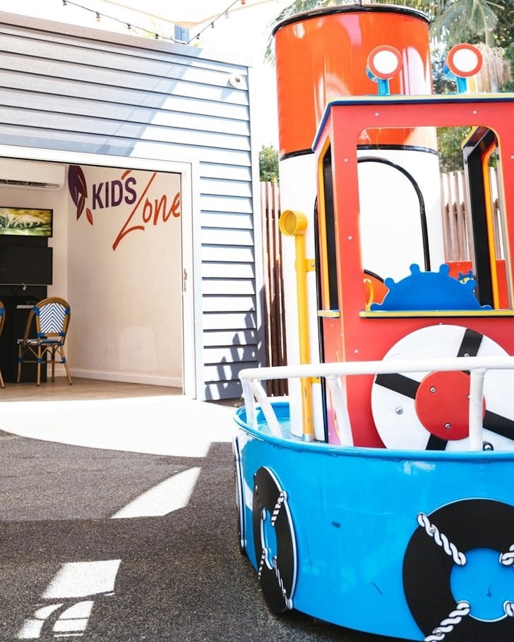 a playground at brisbane pub, waterloo bay hotel