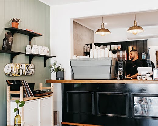 the interior of wavybone in southport