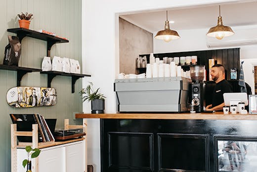 the interior of wavybone in southport