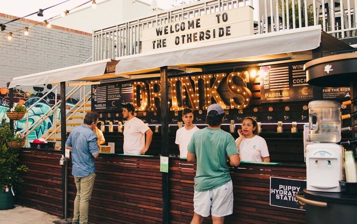 The bar at Welcome To The Otherside in Subiaco