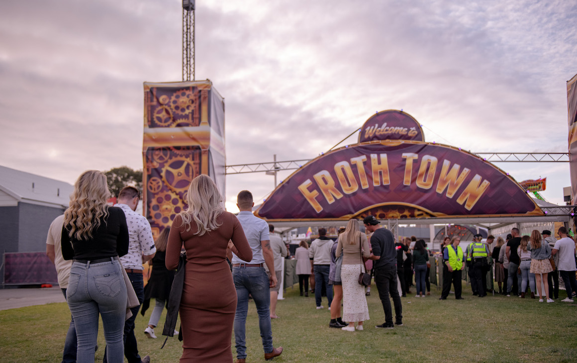 entry to Froth Town beer festival