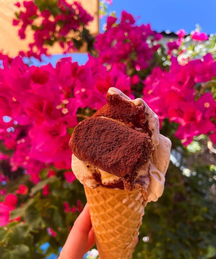 An ice cream cone from Sweet Coral Bay