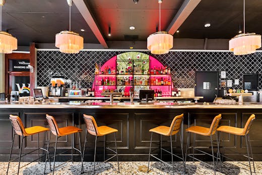 a colourful bar