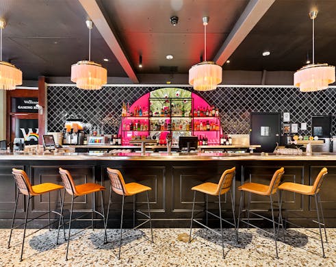 a colourful bar