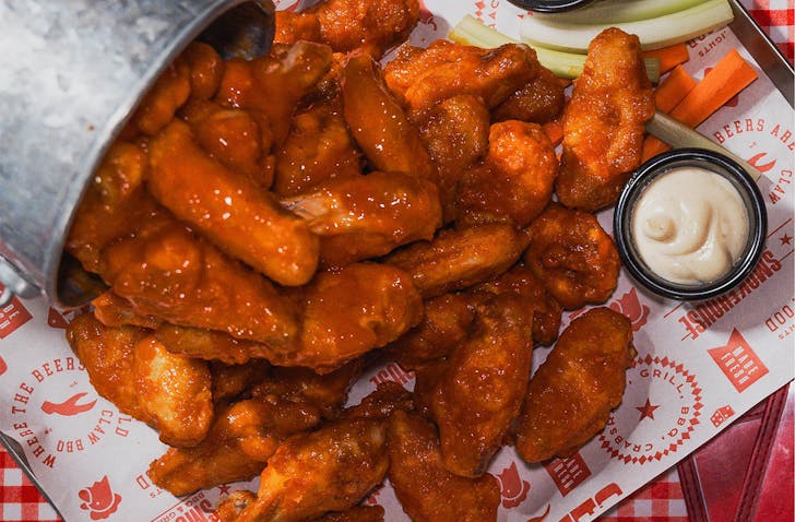 Bucket of food