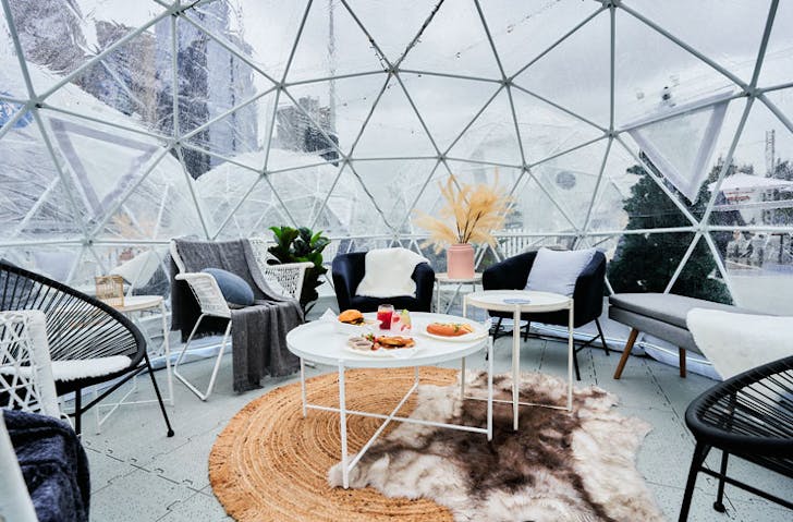 Winter Village igloos 