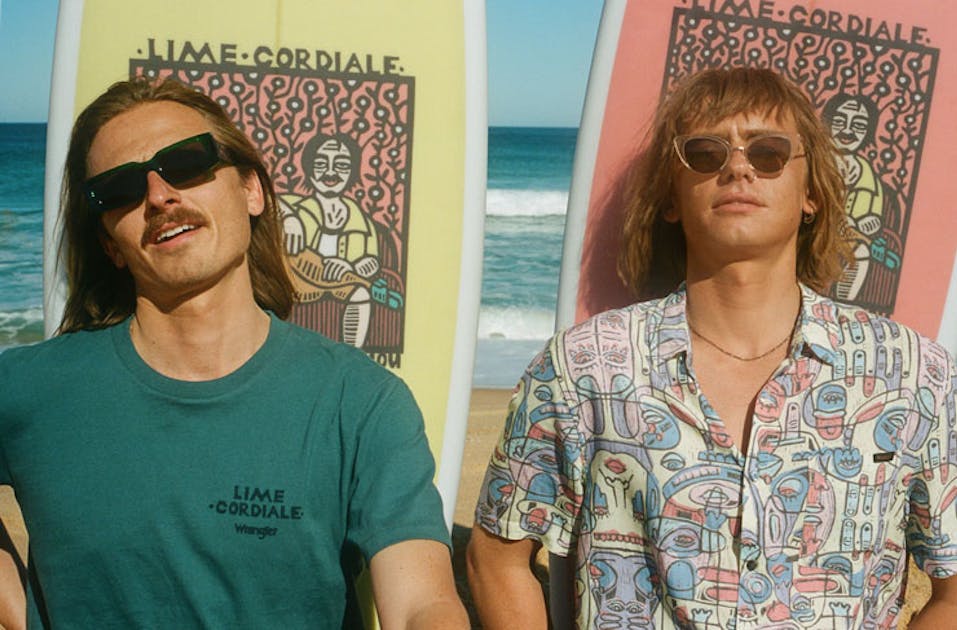 Get Beachy In The Laid Back Wrangler X Lime Cordiale Capsule Collection