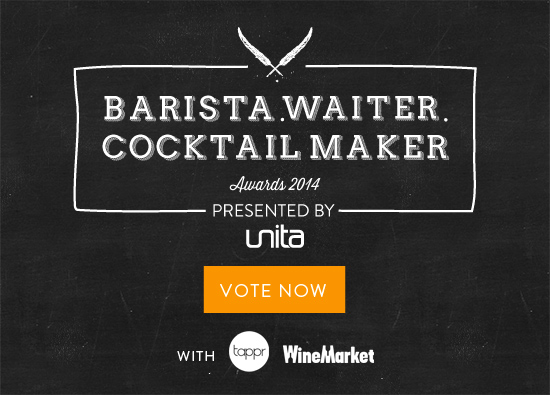 Vote Now: Barista, Waiter, Cocktail Maker 2014