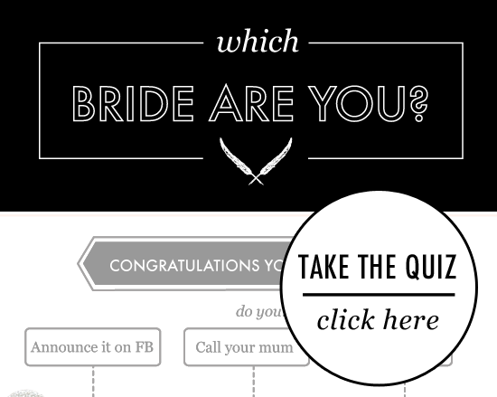 which bride are you take our quiz