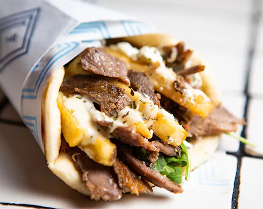 a yiros wrap