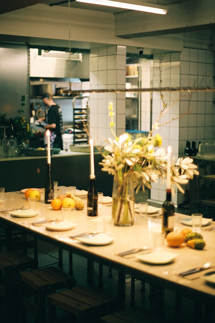 Table dressings.