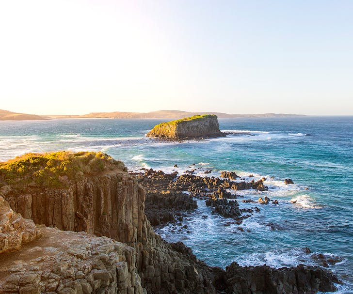 rugged coastline in nsw