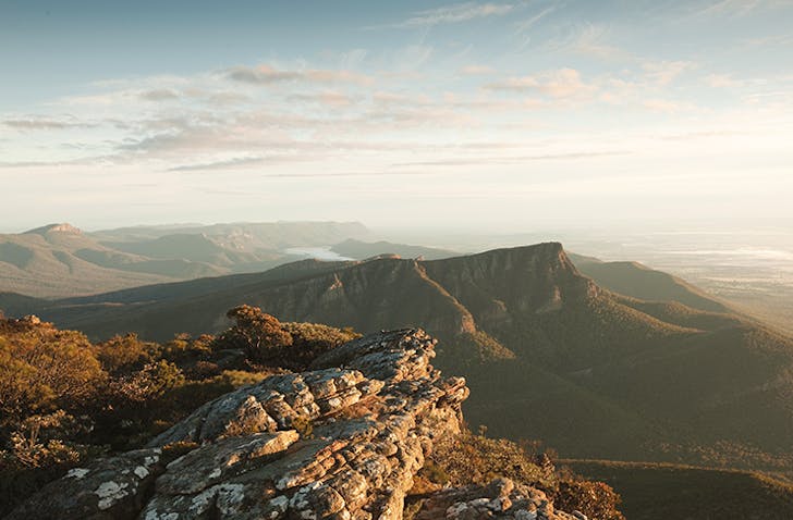 incredible panorama at top of mountain