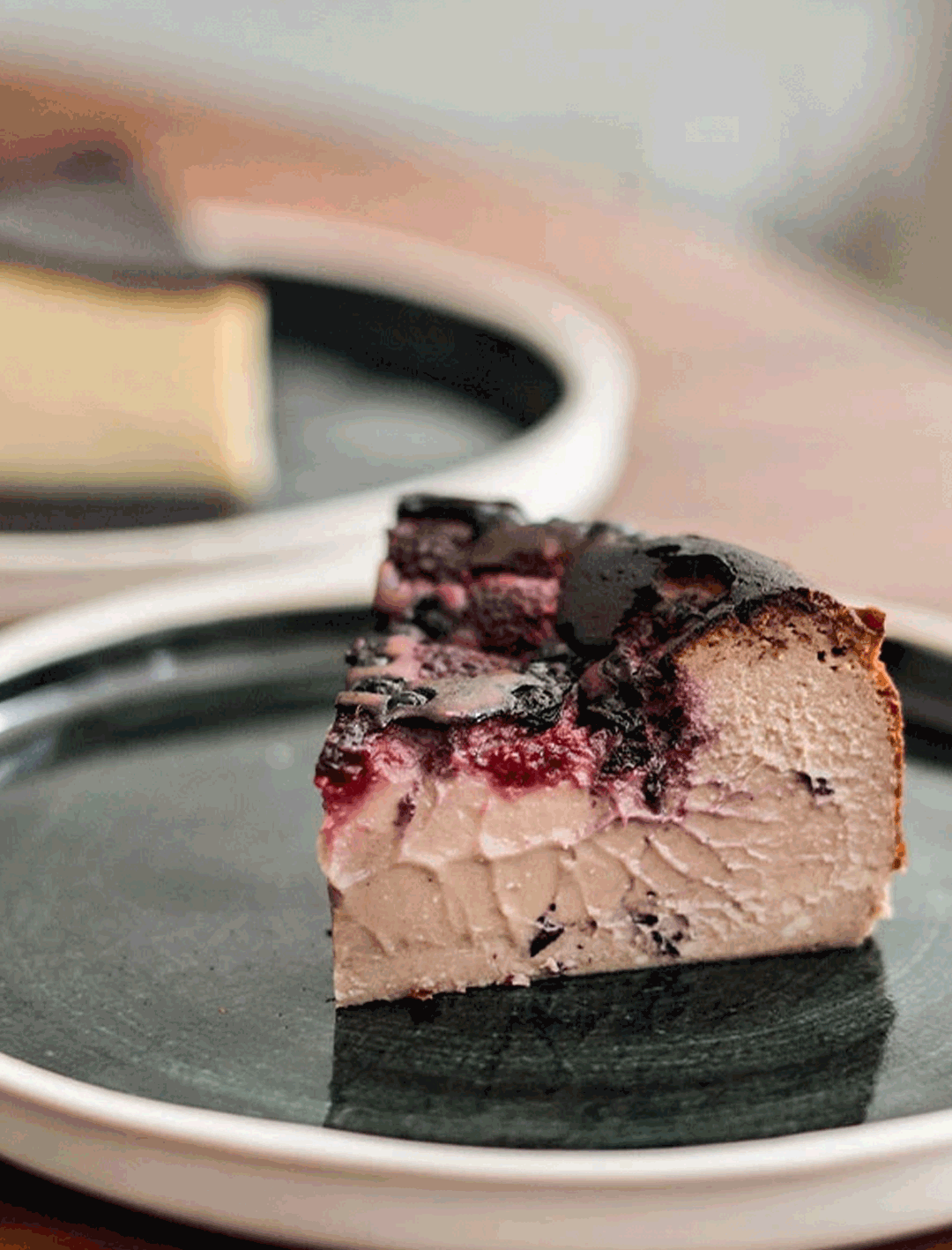 chocolate berry cheesecake