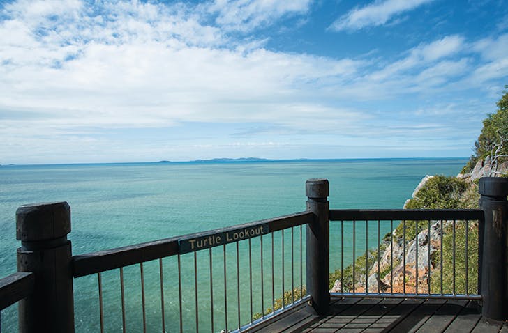 lookout overlooking ocean