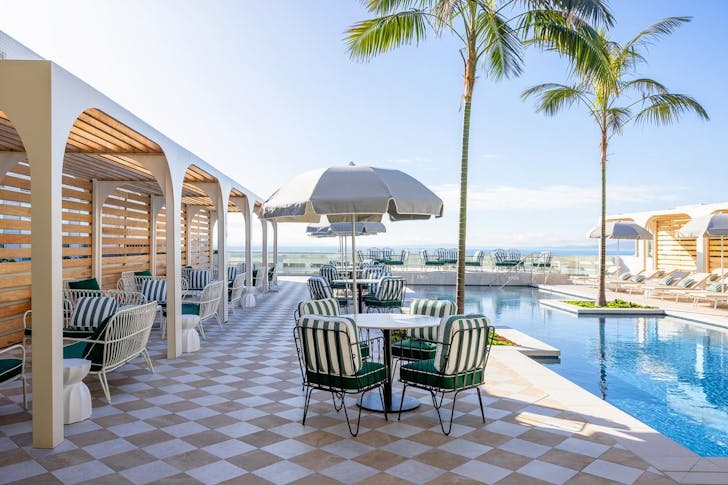 The Conti's Pool Deck is a summer vibe.