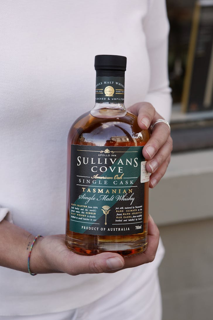Apollo Inn's special release Sullivan's Cove whisky.