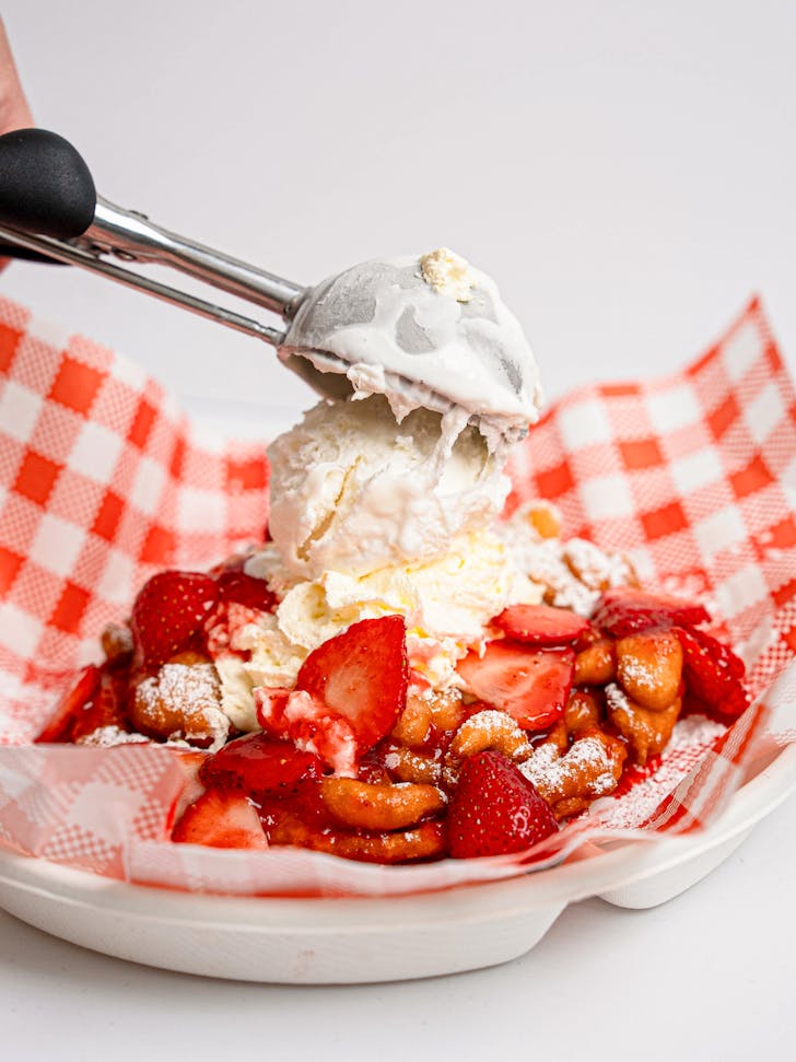 Is this a riff on the Ekka's legendary strawberry sundae?