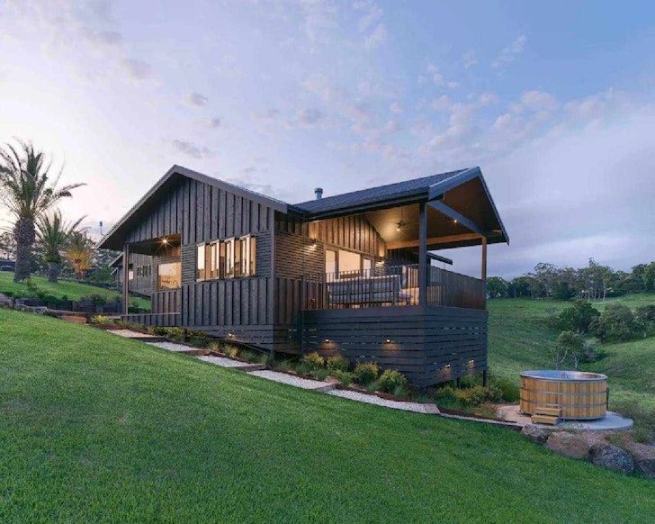 A view of the Black Cockatoo country residence on a hill