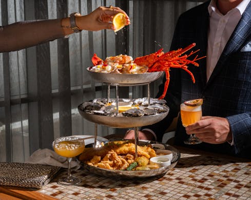 Cruise Bar Sydney Harbour Bar Restaurant Seafood Tower