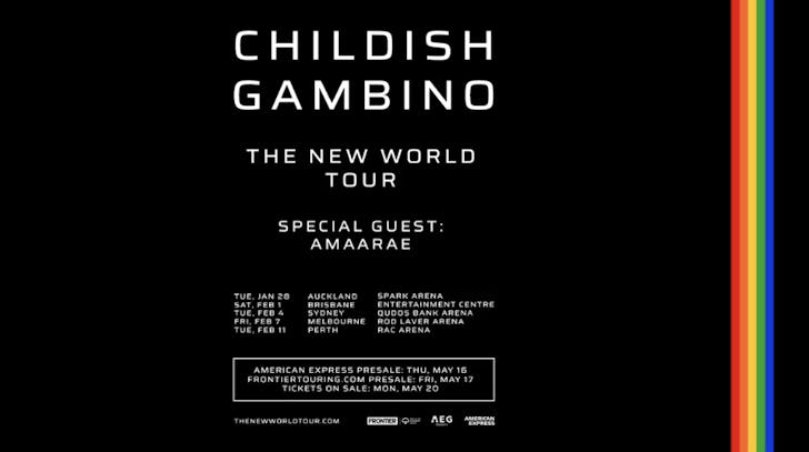 Childish Gambino World Tour 2025