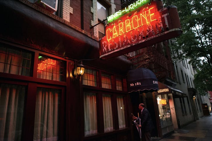 Carbone Best Italian restaurants NYC
