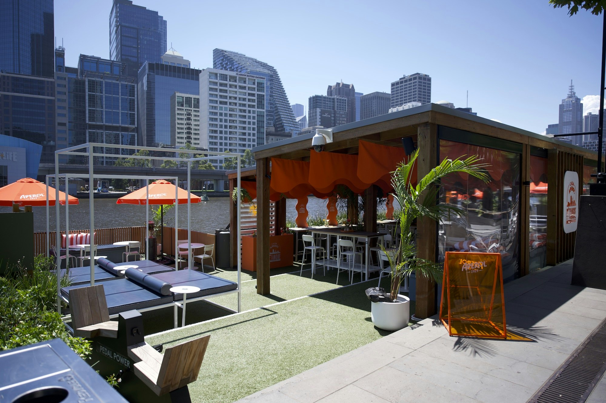 Casa Aperol at Petanque Social Melbourne