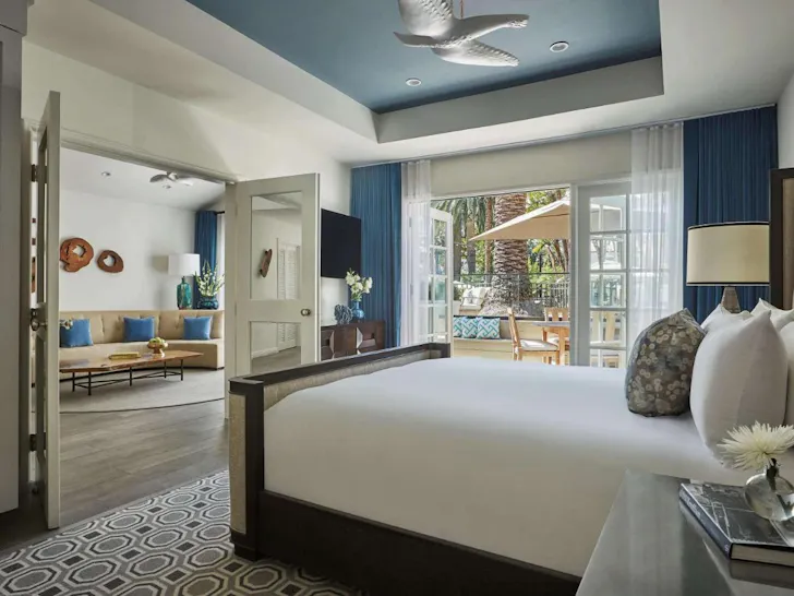 A room at Fairmont Miramar Hotel and Bungalows one of the best hotels for families Los Angeles