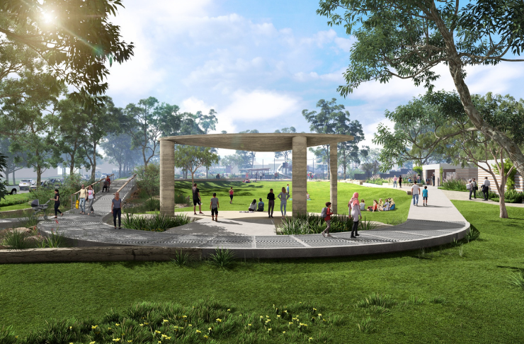 Work Begins On St Marys’ Landmark New Central Park