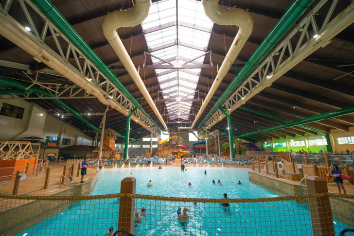 The pool at Great Wolf Lodge Southern California one of the best hotels for families Los Angeles