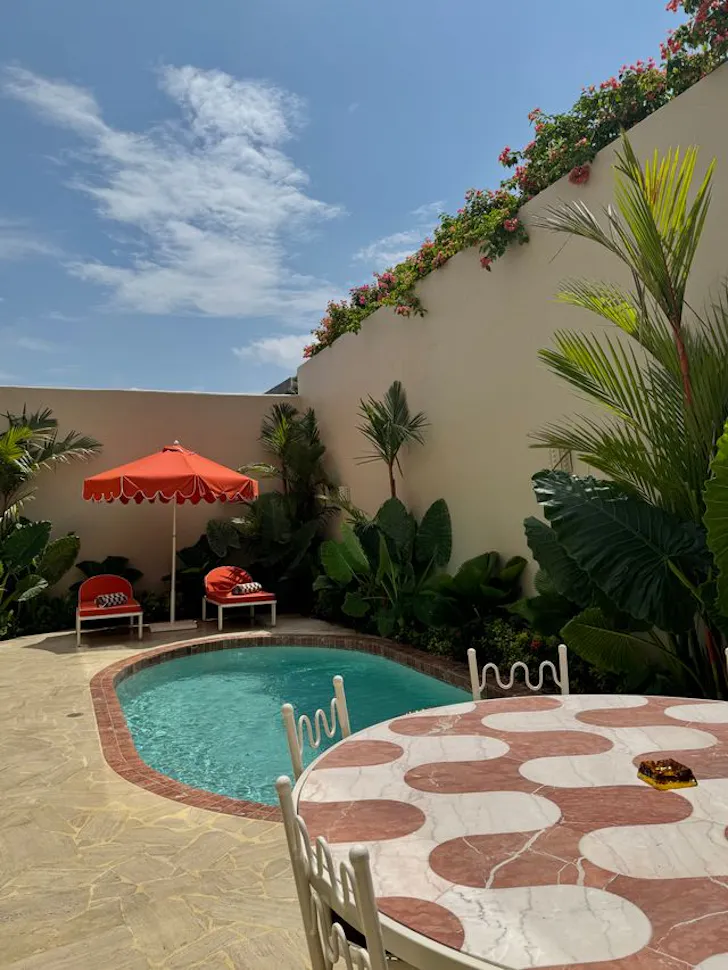 A view of the pool at The Huntley Villas Canggu