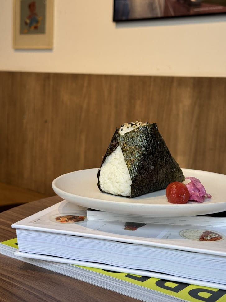 The onigiri at Maji Pantry.
