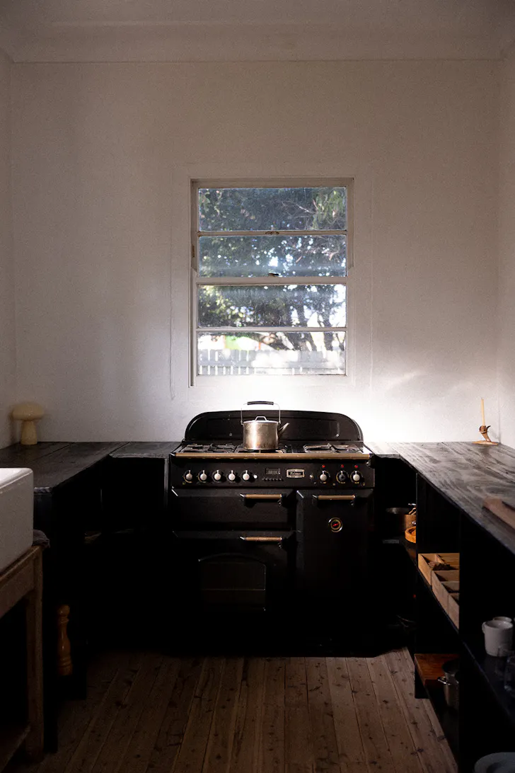 a farm-style kitchen