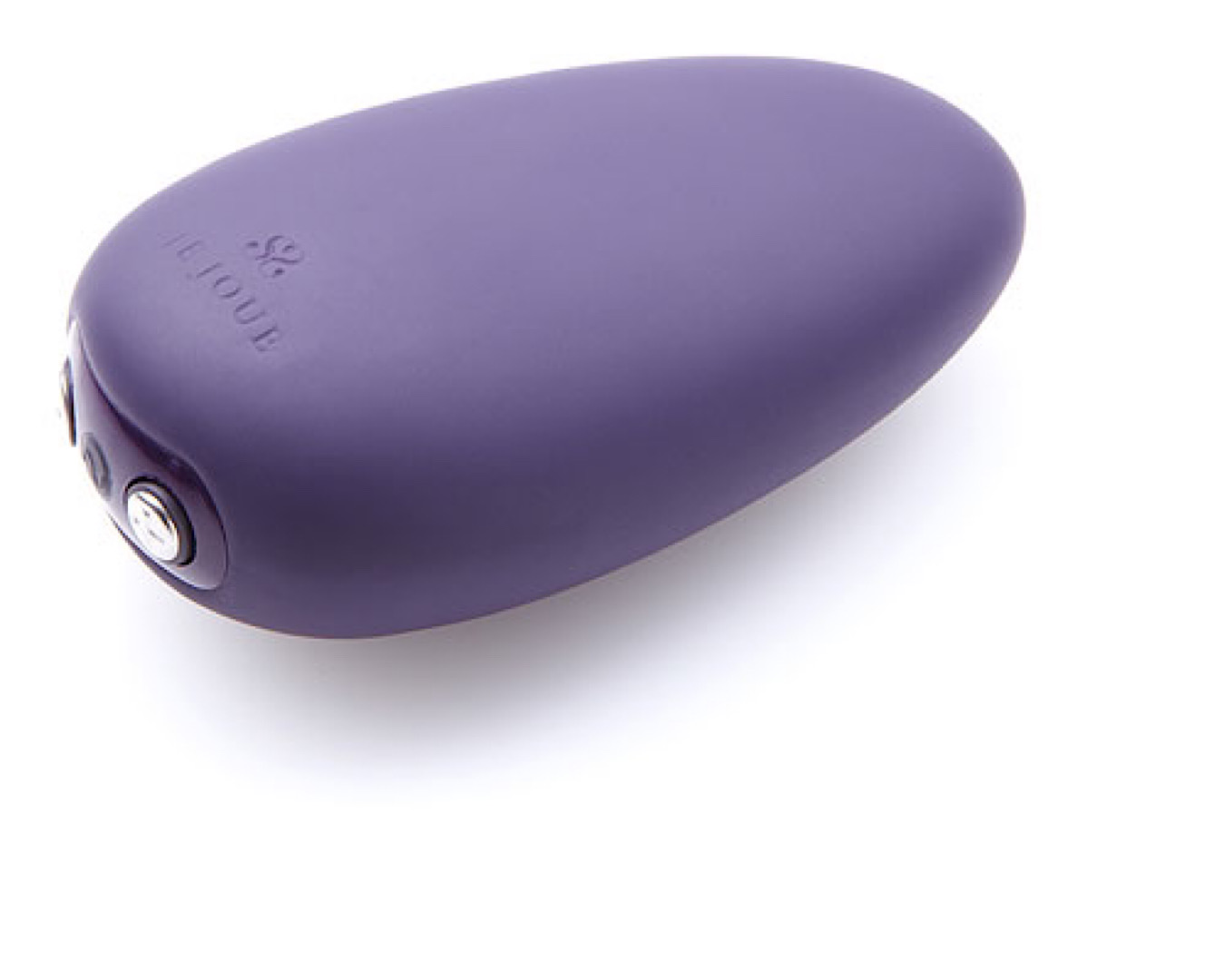 A purple pebble-shaped silicone sex toy, MiMi. The perfect steamy stocking stuffer. 