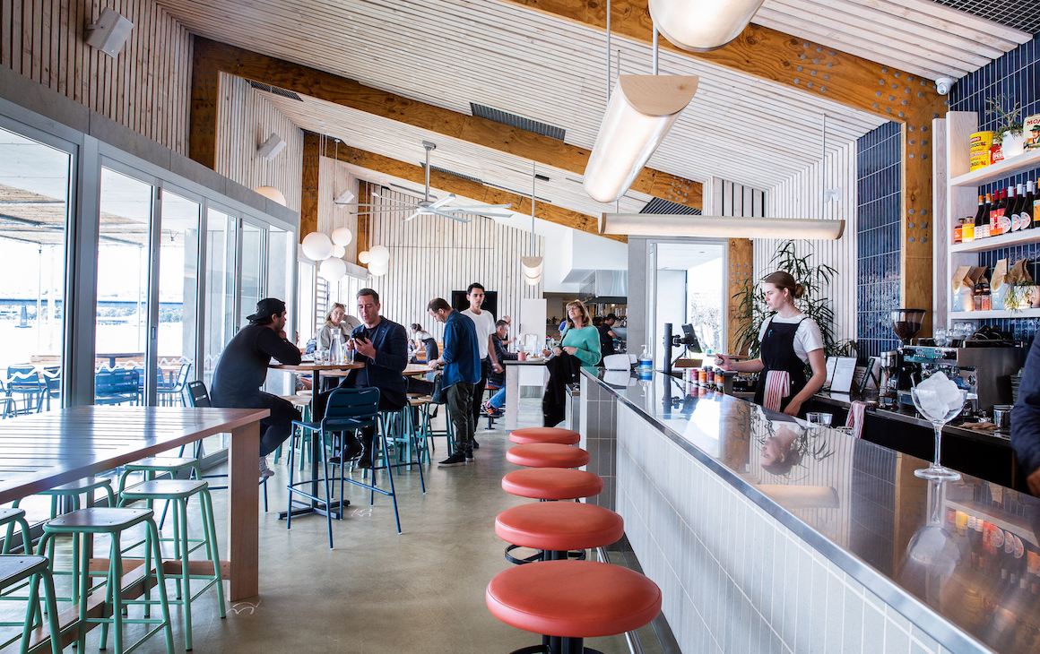 Inside Fremantle's Jetty Bar And Eats