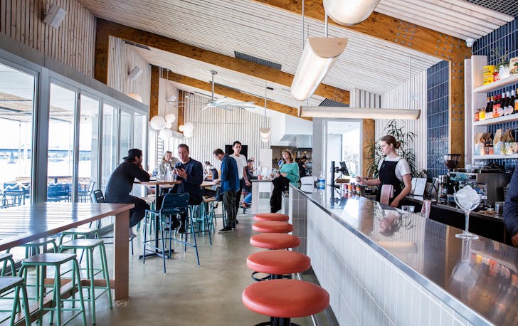 Inside Fremantle's Jetty Bar And Eats