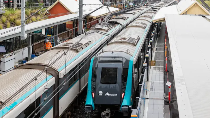 train on track