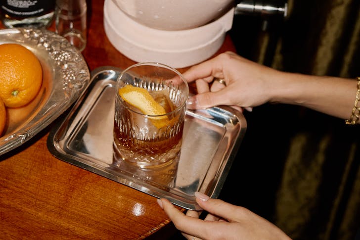 Aged negroni at Mister Bianco in Kew.
