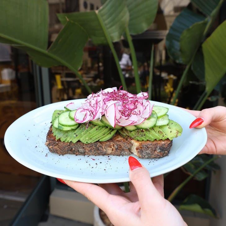 Ministry of Coffee Los Angeles avo on toast
