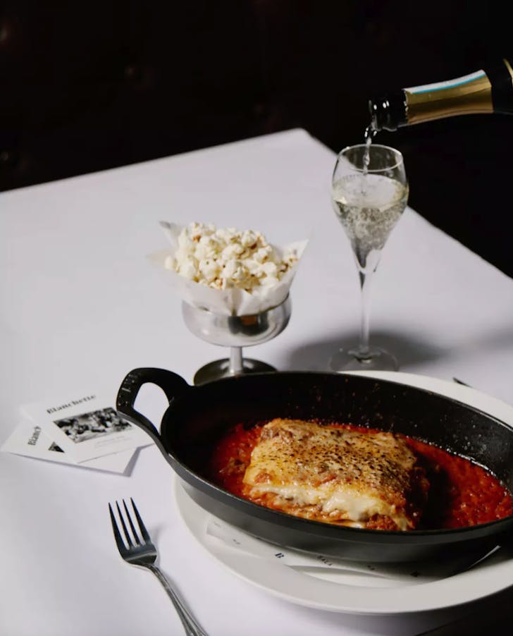 The off-menu lasagne at Mister Bianco.