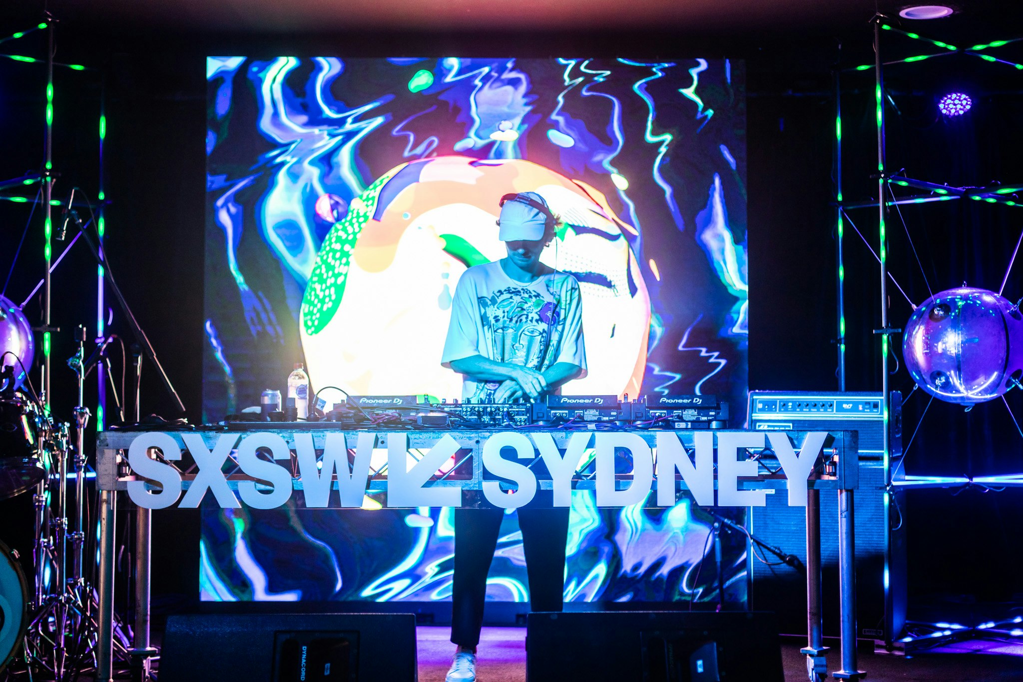 DJ playing at SXSW Sydney. 