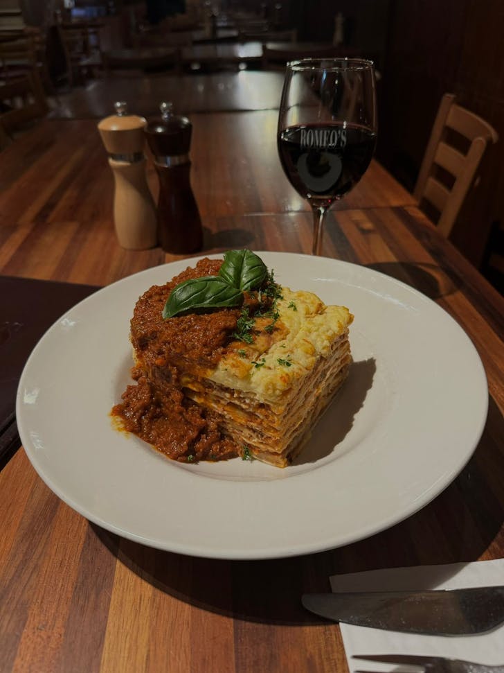 Romeo's lasagne.